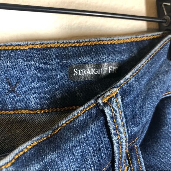 Judy Blue Distressed Straight Fit Jeans Stretch Plus Size 22 JB82362 - Picture 5 of 9